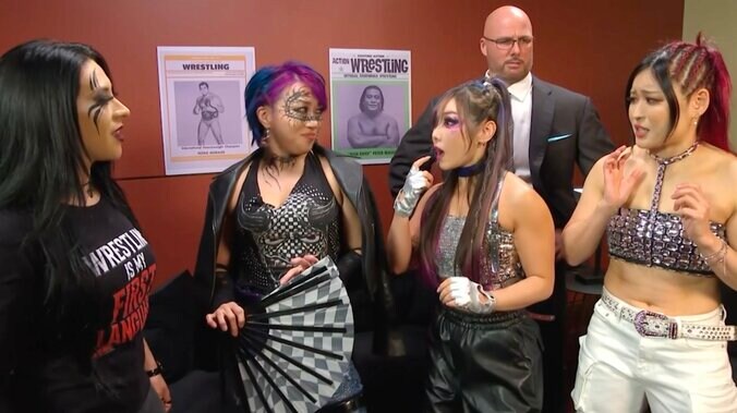 突如試合に“駆り出された”カイリ（写真中央）は困惑