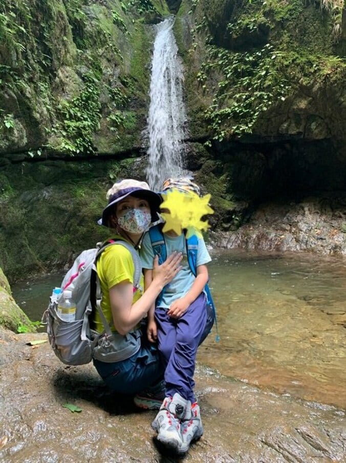 釈由美子、念願だった息子との親子登山が実現し感無量「逞しいお兄ちゃんになって」 1枚目