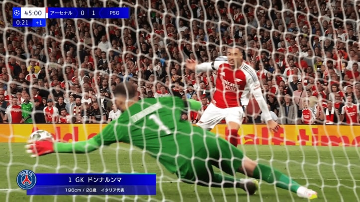 【写真・画像】「信じられない…」PSG10番の“神業ボレー弾”に世界騒然！「なんてゴールだ」「ダイレクトでこれは上手すぎ」アーセナル守備陣を破壊した神コースの一撃【CL準決勝】　1枚目