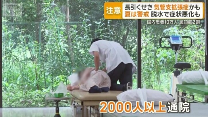 国内に少なくとも10万人の患者がいると推定