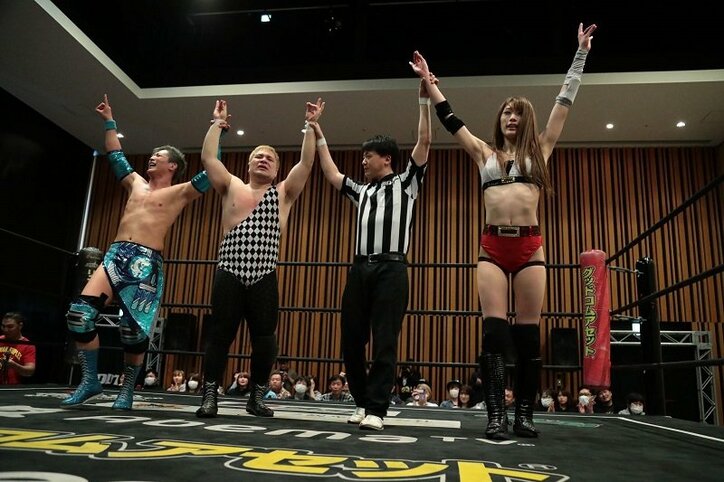 赤井沙希、“性別詐称”疑惑?リングでの真相究明へ DDT「敗者追放マッチ」実施