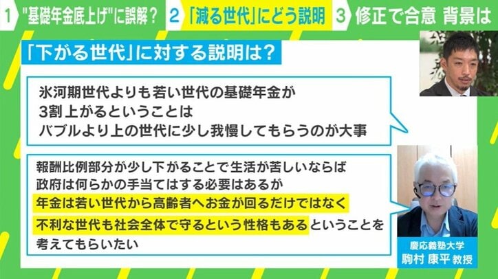 「減る世代」にどう説明