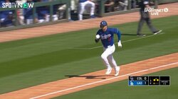 大谷翔平、激走！さらに進化した肉体での全力疾走の迫力がエグい 三塁から猛ダッシュで生還