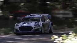 ラリージャパン、日本の山道を120km/h超で疾走するド迫力光景に「ギリギリ側溝…」「タイヤ入っちゃってるんじゃ」驚きの声