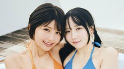 南あみ＆うたたね翠、“初ペアグラビア”で圧倒的なプロポーション 『FLASH』登場