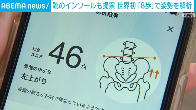 8歩で姿勢解析するアプリ