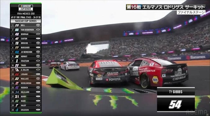 スタジアムセクションに入ってもぶつけ合う！