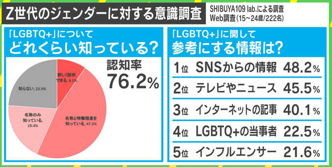 「男より賢いのはモテない」「女は家事が当たり前」Z世代が感じたジェンダーの“違和感” 世代間で理解度に差も 2枚目
