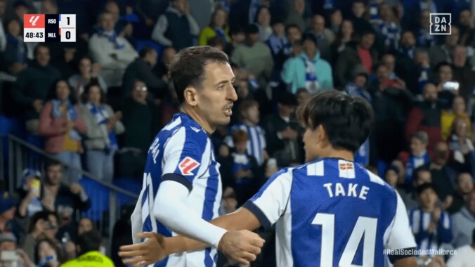 大熱狂！久保建英、“絶妙ダイレクトパス”で決勝点演出「スルーパスえぐすぎる」「綺麗に崩した」ソシエダに今季初勝利をもたらす 2枚目