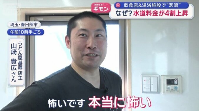 水道代の大幅な値上げに直面