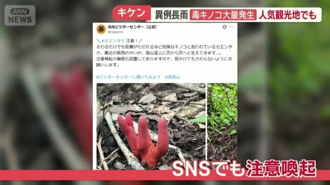 SNSで注意を呼び掛け