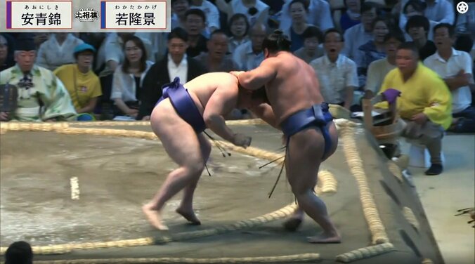 憧れの若隆景に完勝した安青錦