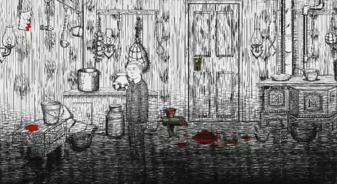 鉛筆画で紡がれる悪夢！精神病で苦しんだ実体験を基にしたダウナーなホラーゲーム 6枚目