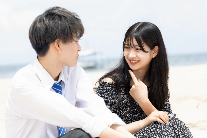 “JCミスコン2021グランプリ”の高1女子、会いたかった男子の登場に大興奮「ヤバい！カッコいい」『今日好き』セブ島編第2話 7枚目