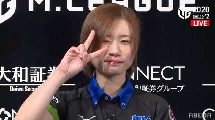 逆境に燃える女・茅森早香、神がかり的選択ズバリのトップに解説「天才か！」／麻雀・Mリーグ