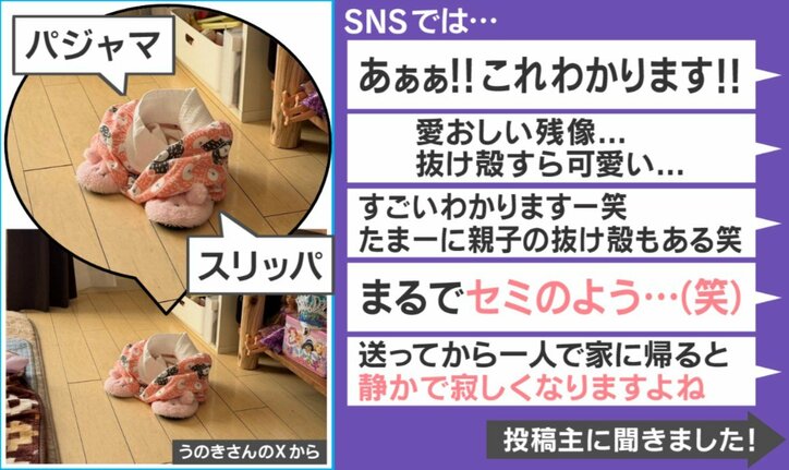 子どもの“抜け殻”