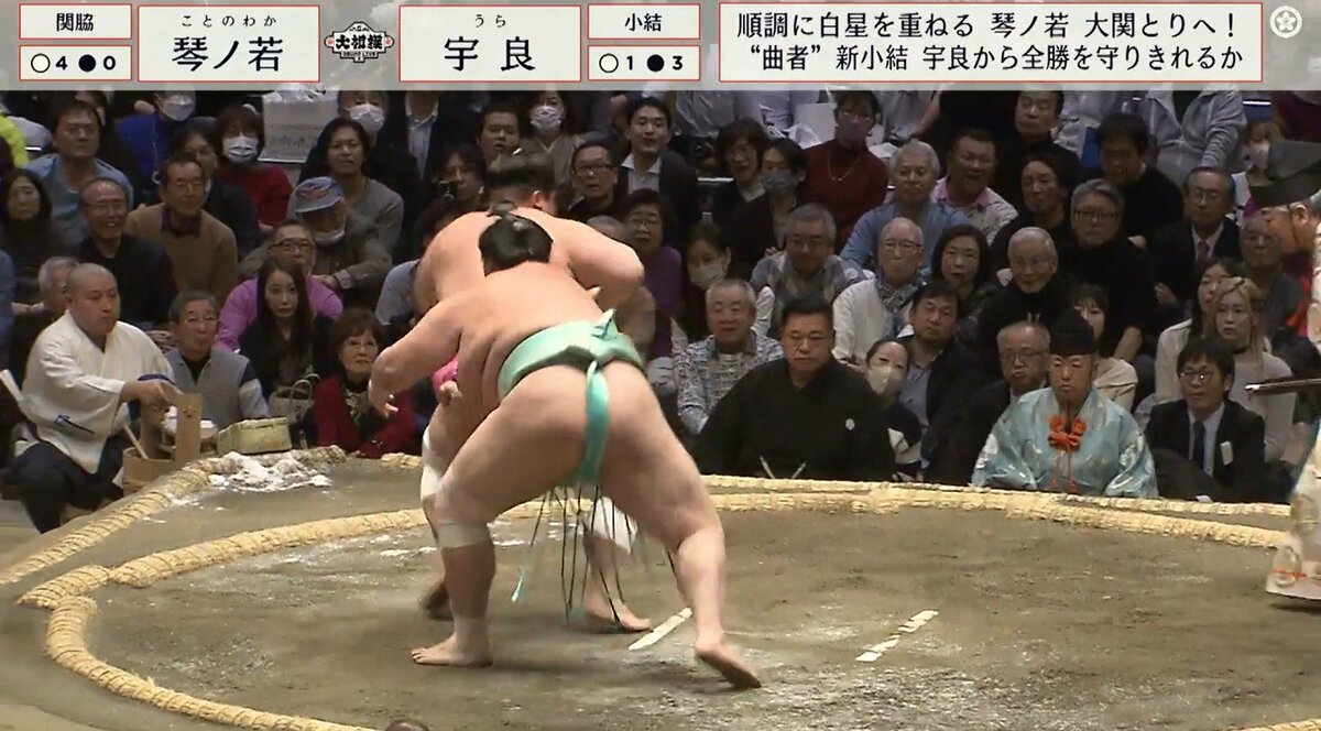 上手い！」大関取りに挑む琴ノ若が初日から5連勝で“マジック8