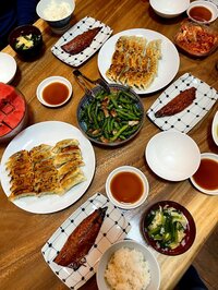 北斗晶『餃子定食』