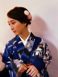 松井玲奈、猫柄着物姿に絶賛の声　落語挑戦への意気込み語る