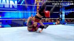 「突き刺さった」「なんだいまの」女子レスラーの強烈変形パイルドライバーに場内騒然 受け身不能の脳天杭打ちで“グサリ”KOの瞬間