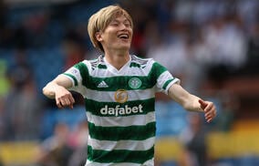 4戦連発の古橋亨梧、ハットトリックに満足せず「もっともっとゴールを決めることができた」