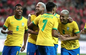 ブラジル、ファン・ウィジョ弾の韓国に5発圧勝で日本戦へ！　ケガ報道のネイマールも78分プレーでPK2発《国際親善試合》