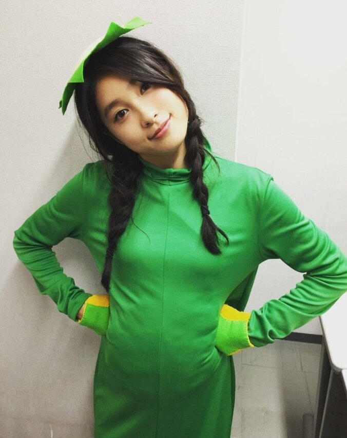土屋太鳳のカッパ仮装が大好評「可愛すぎて困る」 1枚目