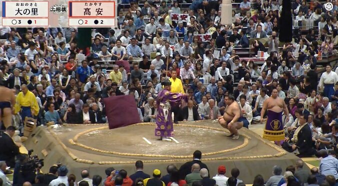 「出禁にして」高安、横綱・大の里撃破で金星も一部ファンに“残念な行為”「そもそも危ない」憤る声も 2枚目
