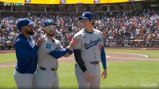 【写真・画像】大谷は「えげつない」 現地局＆実況も称賛「完全にゾーンに入っている！」「ピッチクロックをギリギリまで使い投球」奪三振の瞬間に大興奮　1枚目