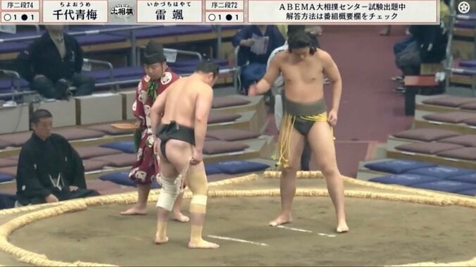 異次元スタイルを誇るロン毛力士