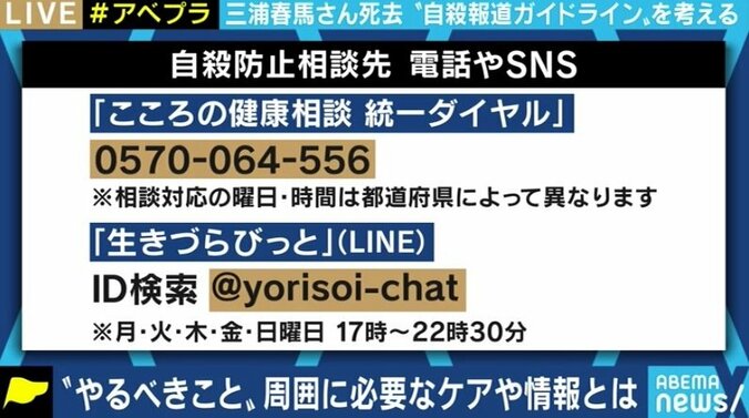 三浦春馬さんの死去をめぐりWHOのガイドラインに準拠しない報道が続々…メディアの伝え方はどうあるべきなのか 7枚目