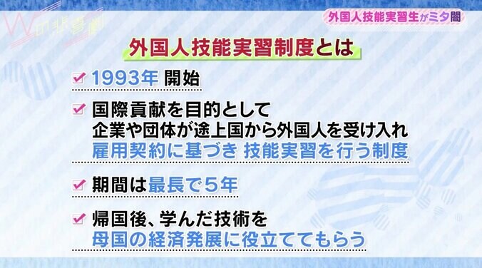 「せめて朝8時から夜10時に」長時間勤務、休日なし、低賃金…外国人技能実習生の闇 1枚目