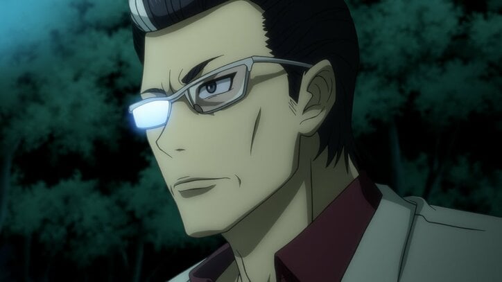 アニメ『東島丹三郎は仮面ライダーになりたい』中尾八郎場面カット