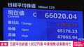 日経平均終値 1802円高 中東情勢収束期待で