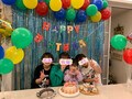 杉浦太陽、三男の誕生日を家族で祝福「ノアの手作りアンパンマンケーキ」
