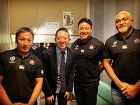 サバンナ高橋、ラグビー日本代表選手との撮影に歓喜「カッコいい～」「羨ましいです」の声続々