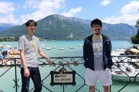 映画『ペンギン・ハイウェイ』石田祐康監督・新井陽次郎氏がアヌシー国際アニメーション映画祭に登壇　ライブドローイング＆制作作エピソードを披露