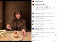 本田翼、スイーツを前に“満面の笑み” 「ばっさーの笑顔は地球を救う」「幸せそうな顔」とファン歓喜