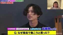 「俳優さんみたい」女性用風俗で働く男性のルックスにカンニング竹山驚き！収入も赤裸々に告白