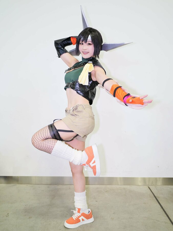 【写真・画像】「お腹の筋トレを頑張りました！」『FFVII』ユフィのコスプレは「元気で格好よく」をイメージ　3枚目