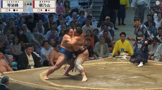 朝乃山を“一気”に…琴栄峰、激勝直後の振る舞いが話題「礼儀正しいよね」「四股だけじゃない」ファン感嘆 2枚目