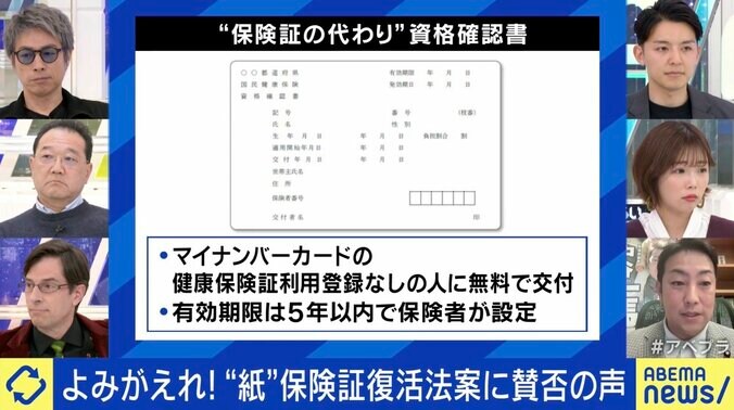 “保険証の代わり”資格確認証