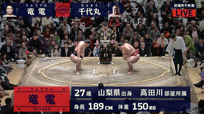 右股関節骨折3回からの復活“荒れる春場所”の注目株・竜電、5場所連続勝ち越し中 1枚目