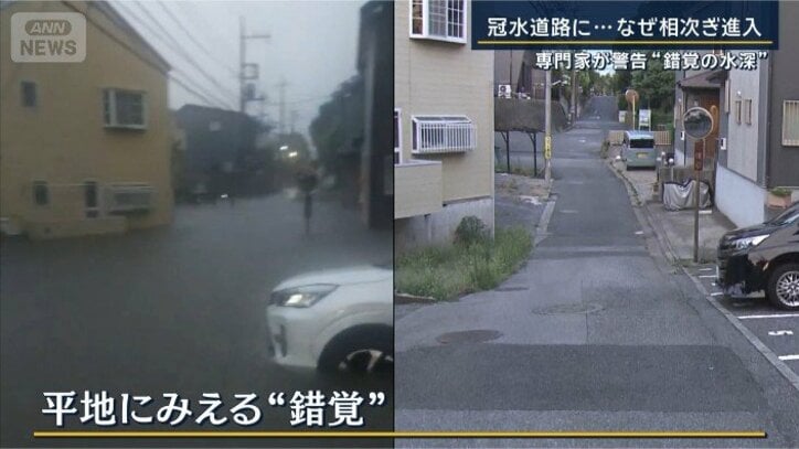 平地に見える”錯覚”