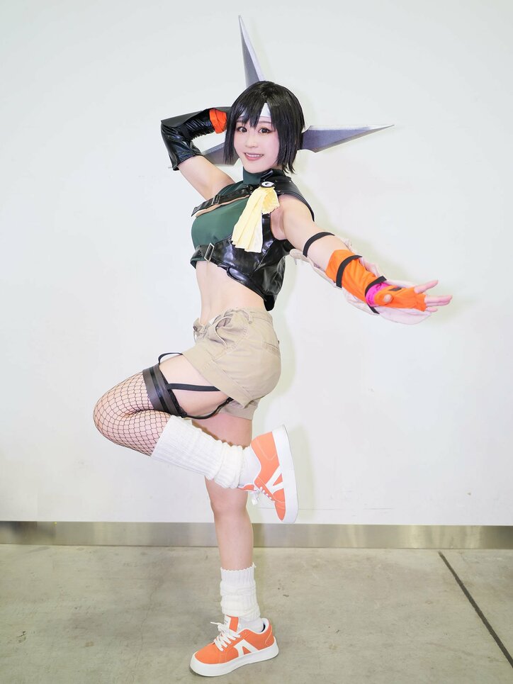 【写真・画像】「お腹の筋トレを頑張りました！」『FFVII』ユフィのコスプレは「元気で格好よく」をイメージ　3枚目
