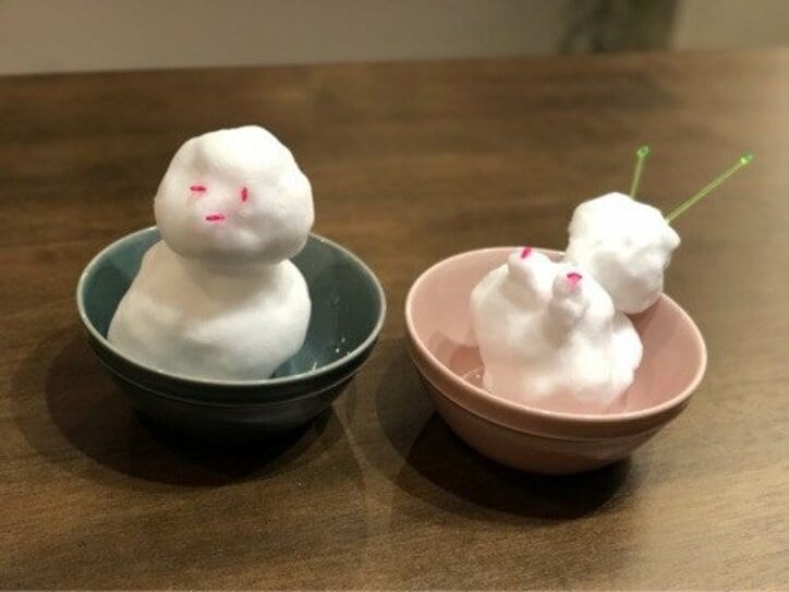 吉木りさ、夫・和田正人と雪だるま対決「お皿の取り合いが勃発」