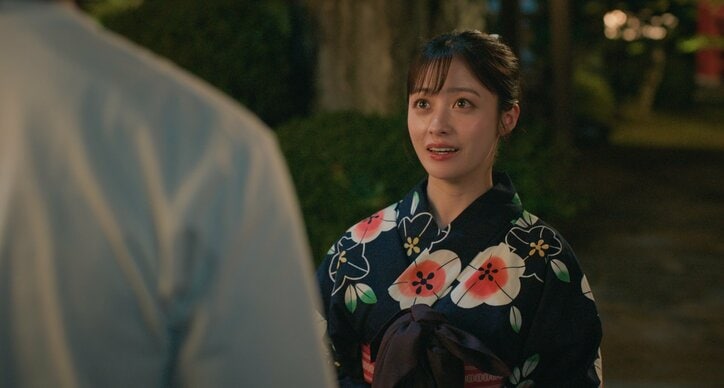 【写真・画像】「あまりにも可愛すぎるだろ」 橋本環奈の“浴衣デート”姿に「お似合いだな」「身長差萌え」の大反響 『バカンスの法則』第12話　2枚目