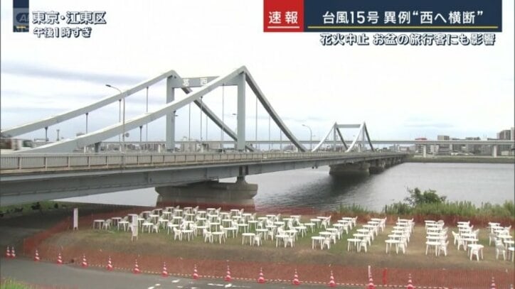 江東花火大会の会場
