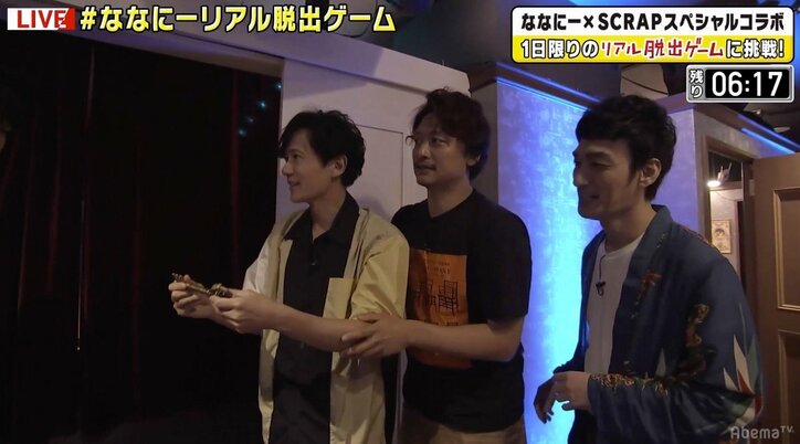 稲垣、草なぎ、香取、初体験のリアル脱出ゲームで無事脱出に成功