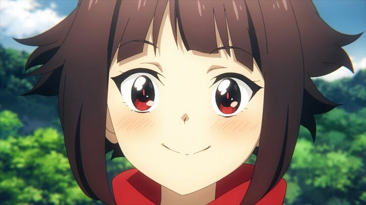 「この素晴らしい世界に爆焔を！」場面カットめぐみん、第1話